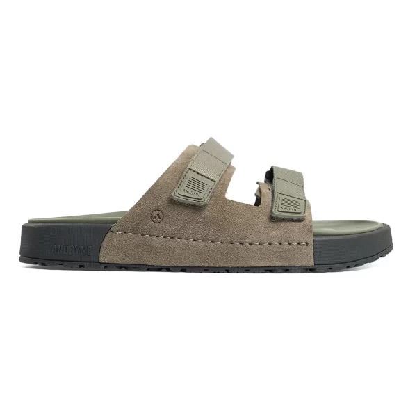 Men Two Strap Sandal - Olive