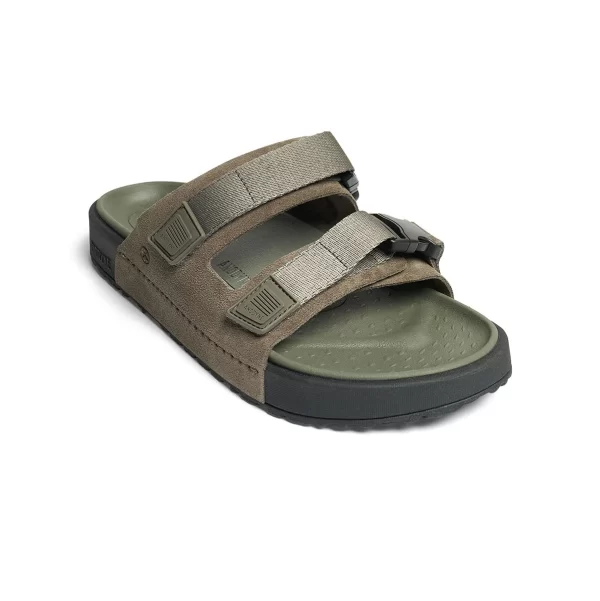Men Two Strap Sandal - Olive