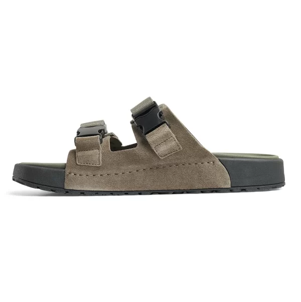 Men Two Strap Sandal - Olive