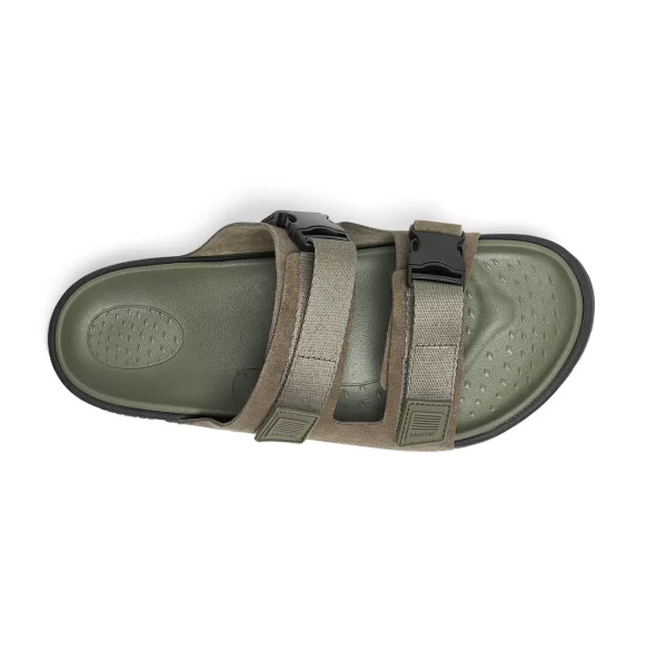 Men Two Strap Sandal - Olive